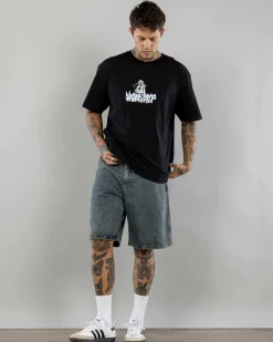 Denim|Shorts & Bottoms*Worship Supplies Be Cool Big Dawg Jean Shorts Blue Haze