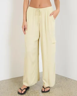 Bottoms*Billabong Beach Babe Cargo Beach Pants Wasabi