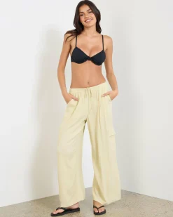Bottoms*Billabong Beach Babe Cargo Beach Pants Wasabi