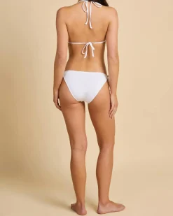 Bikinis*Roxy Beach Classics Tie Side Bikini Bottom Bright White