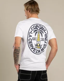 Tops & T-Shirts*Corona Beach Flora T-Shirt White