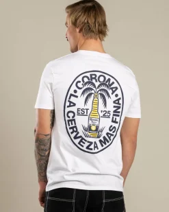 Tops & T-Shirts*Corona Beach Flora T-Shirt White