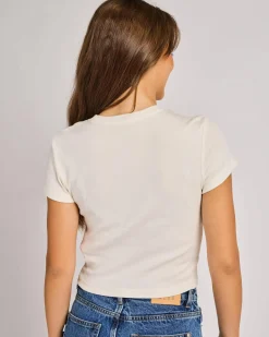 Tops*Roxy Beach Love T-Shirt Egret