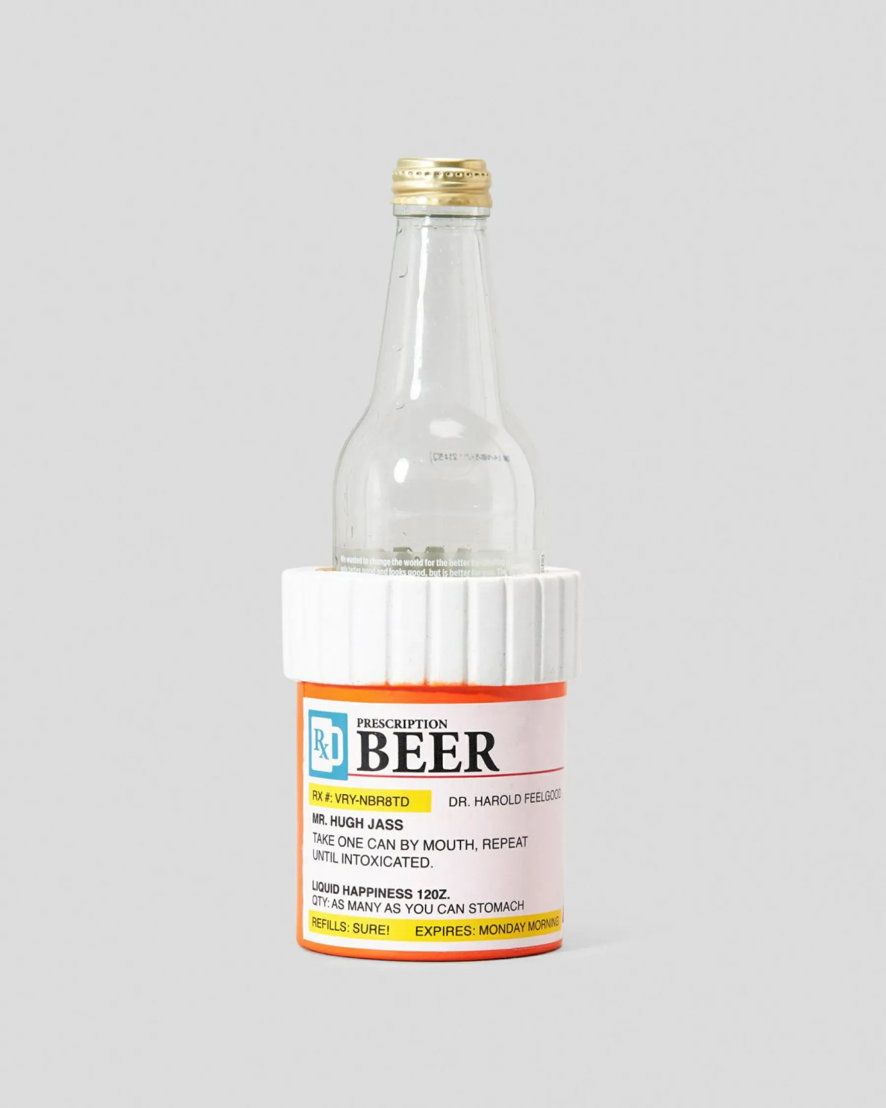 Gifts & Novelty|Bottles & Lunch Boxes*MDI Beer Prescription Stubby Cooler Multi
