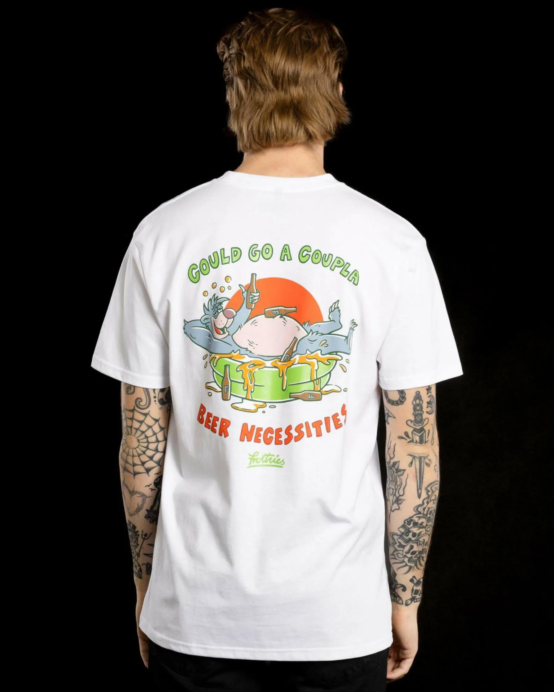 Tops & T-Shirts*Frothies Beer-Necessities T-Shirt White