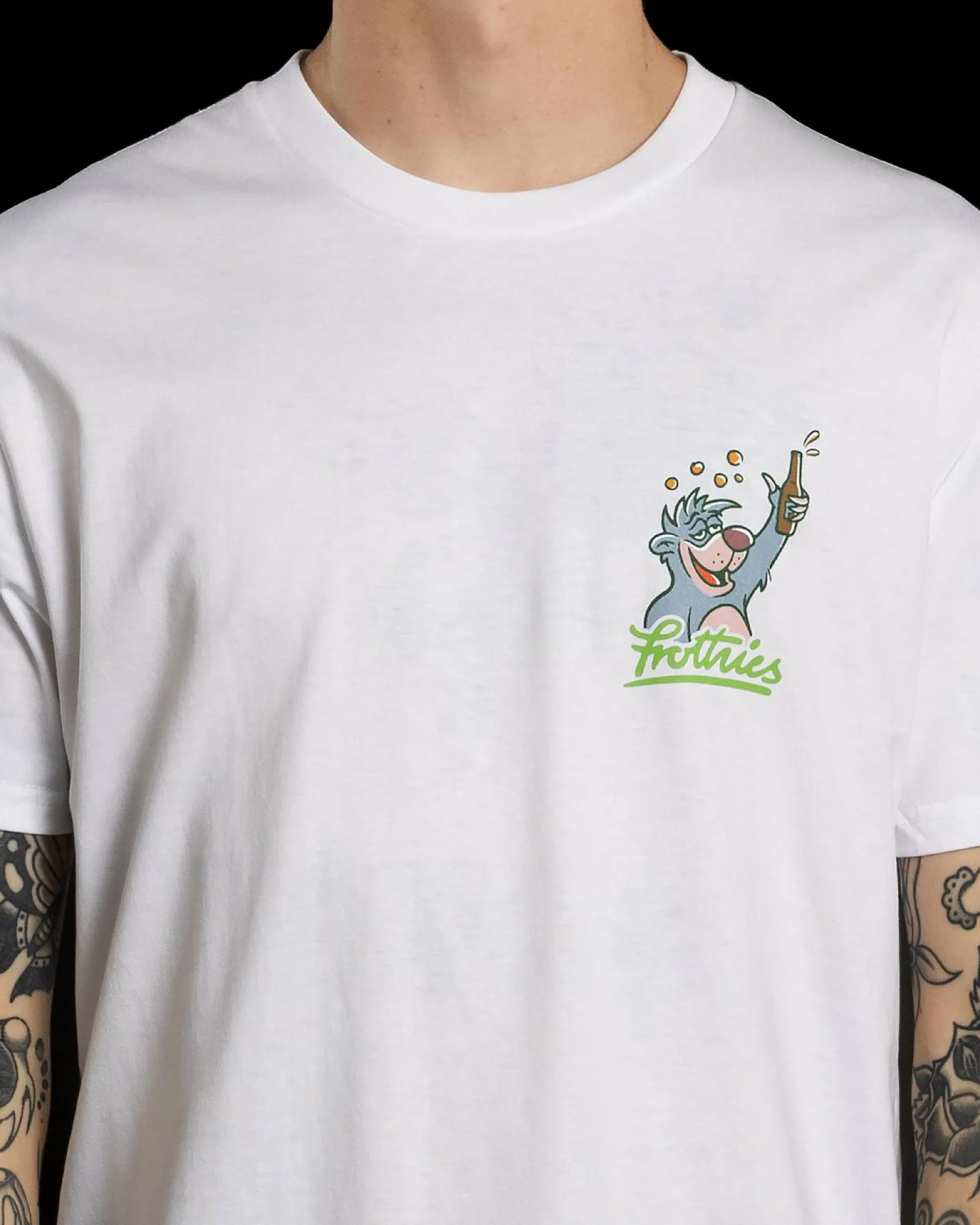 Tops & T-Shirts*Frothies Beer-Necessities T-Shirt White