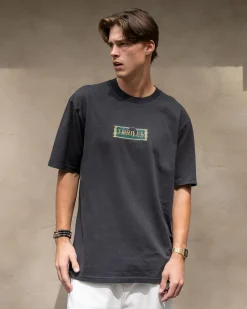 Tops & T-Shirts*Thrills Behind It All Oversize Fit T-Shirt Pirate Black