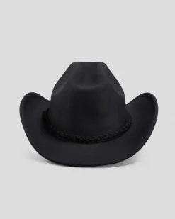 Headwear*Ava And Ever Bella Felt Hat Black
