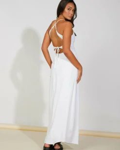 Linen Blend|Dresses*Ava And Ever Bella Maxi Dress White