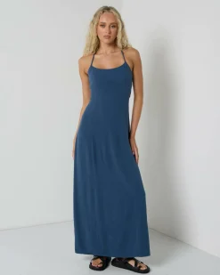 Outlet Bella Maxi Dress Women Linen Blend|Dresses