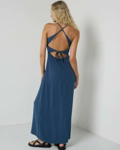 Outlet Bella Maxi Dress Women Linen Blend|Dresses