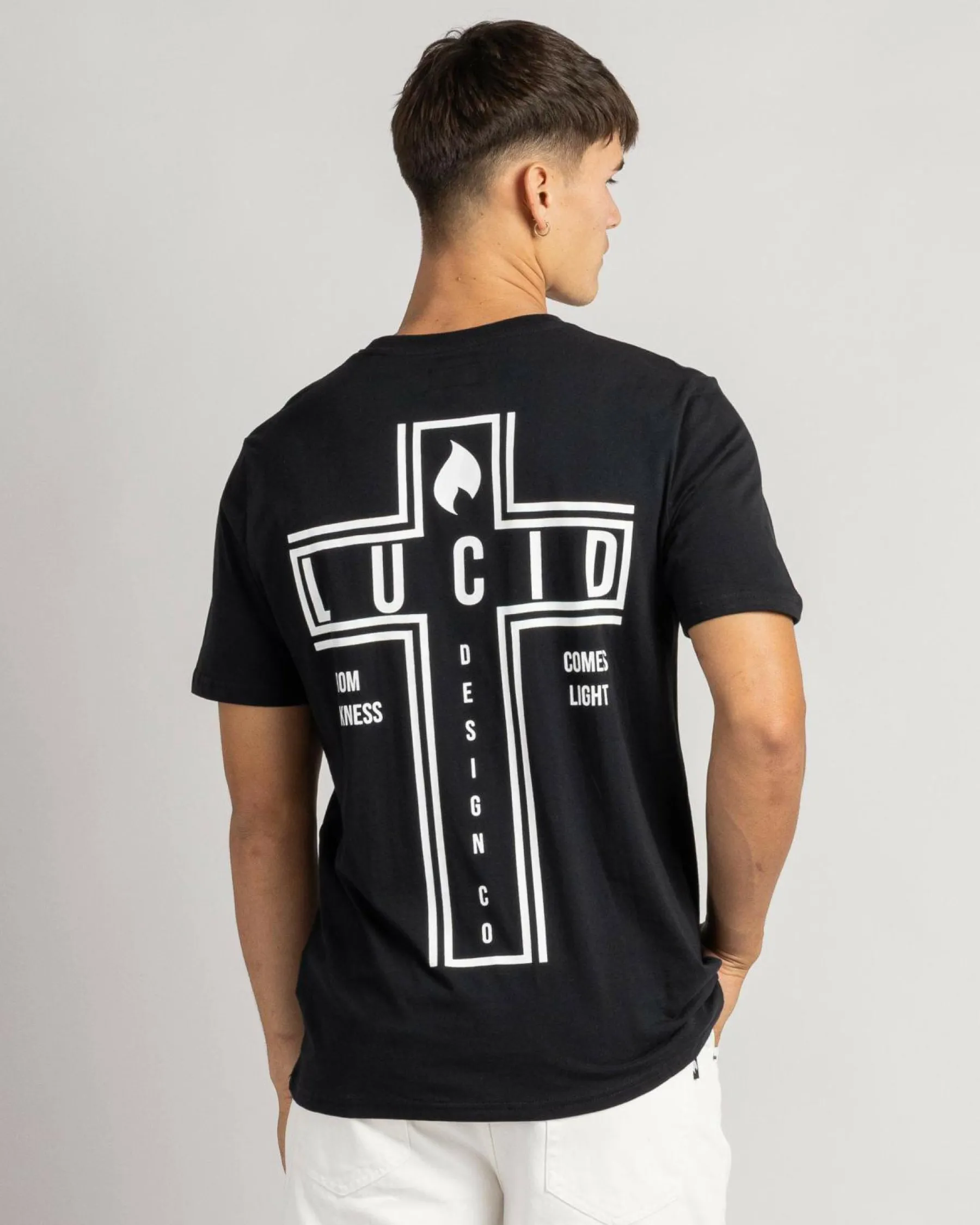 Tops & T-Shirts*Lucid Benediction T-Shirt Black