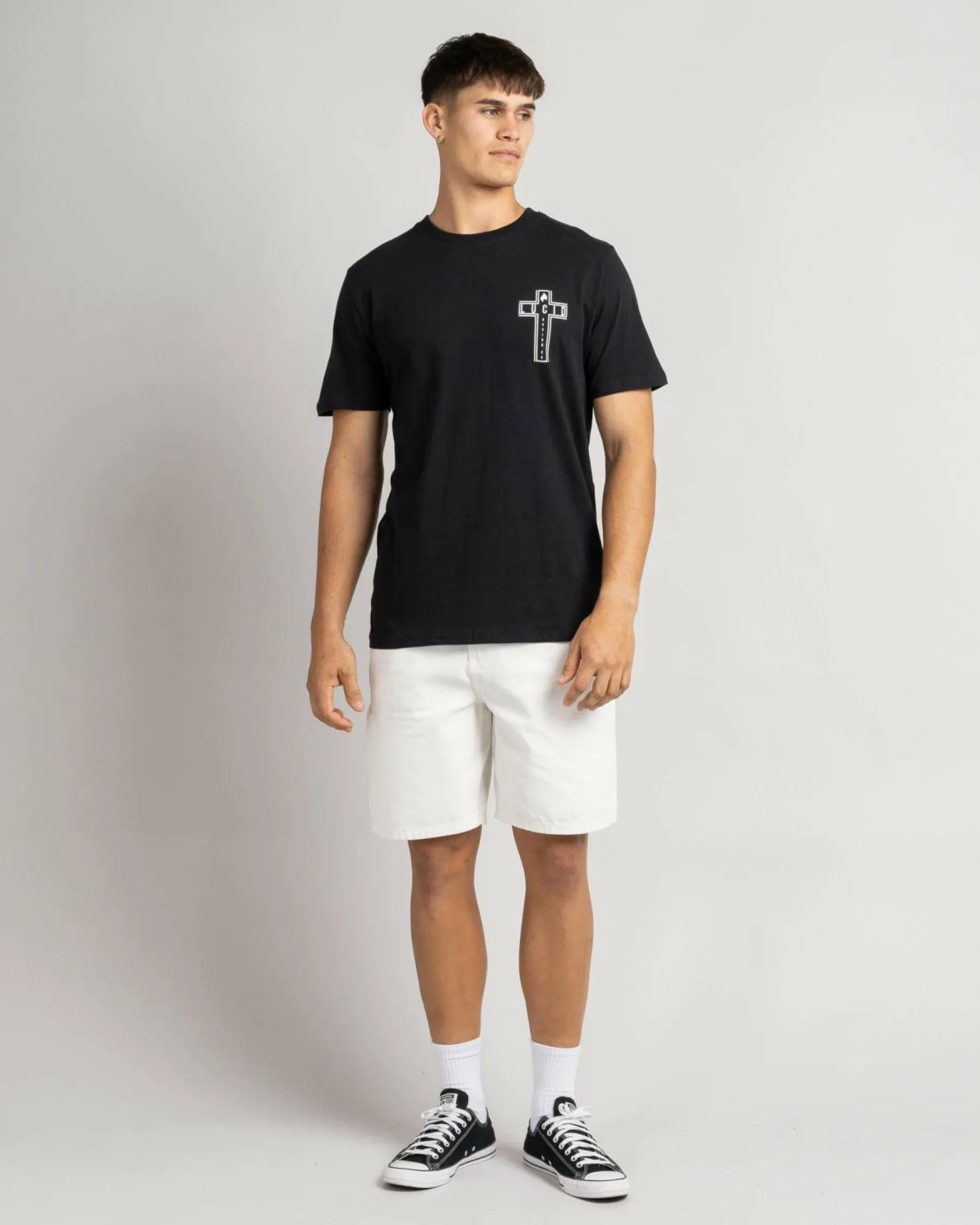 Tops & T-Shirts*Lucid Benediction T-Shirt Black