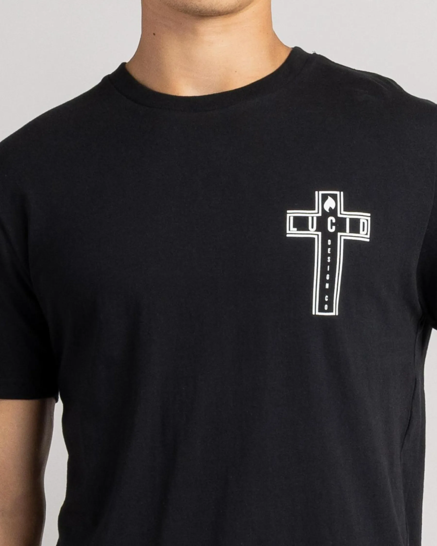 Tops & T-Shirts*Lucid Benediction T-Shirt Black
