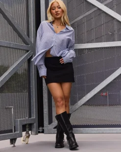 Bottoms*Ava And Ever Benni Skirt Black