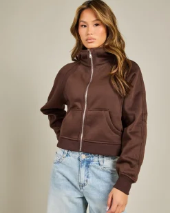 Hot Bennie Zip Hoodie Women Jumpers & Hoodies|Jackets & Coats