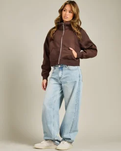 Hot Bennie Zip Hoodie Women Jumpers & Hoodies|Jackets & Coats