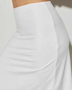 Bottoms*Luvalot Bentley Midi Skirt White