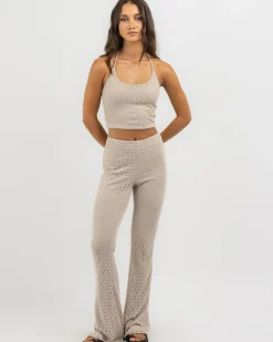 Sets|Bottoms*Mooloola Bermuda Lounge Pants Stone