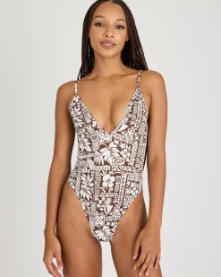 Clearance Bermuda One Piece Swimsuit Women One Pieces
