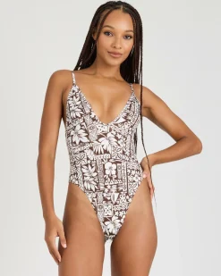 Clearance Bermuda One Piece Swimsuit Women One Pieces