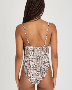 Clearance Bermuda One Piece Swimsuit Women One Pieces