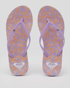 Flip Flops*Roxy Bermuda Thongs Sweet Lavender