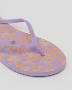 Flip Flops*Roxy Bermuda Thongs Sweet Lavender