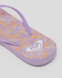 Flip Flops*Roxy Bermuda Thongs Sweet Lavender