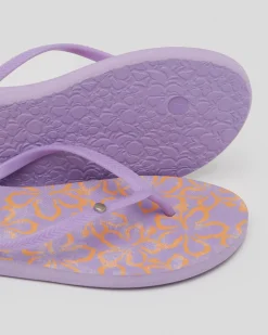 Flip Flops*Roxy Bermuda Thongs Sweet Lavender