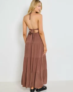 Dresses*Mooloola Beverly Maxi Dress Chocolate