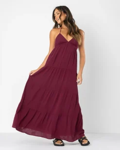 Dresses*Mooloola Beverly Maxi Dress Wine