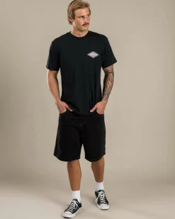 Tops & T-Shirts*Quiksilver Beyond The Waves T-Shirt Black