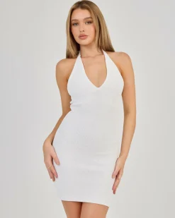 Discount Bianca Halter Knit Dress Women Knitwear|Dresses