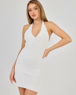Discount Bianca Halter Knit Dress Women Knitwear|Dresses