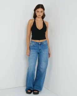 Hot Bianca Halter Top Women Tops