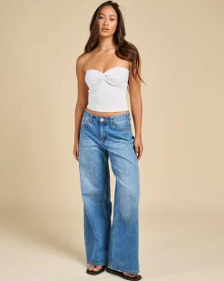 Clearance Bianca Knit Tube Top Women Tops
