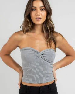 Sale Bianca Knit Tube Top Women Tops