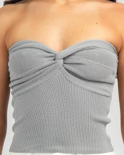 Sale Bianca Knit Tube Top Women Tops