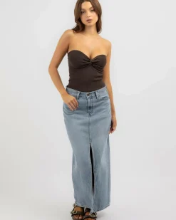 Online Bianca Knit Tube Top Women Tops