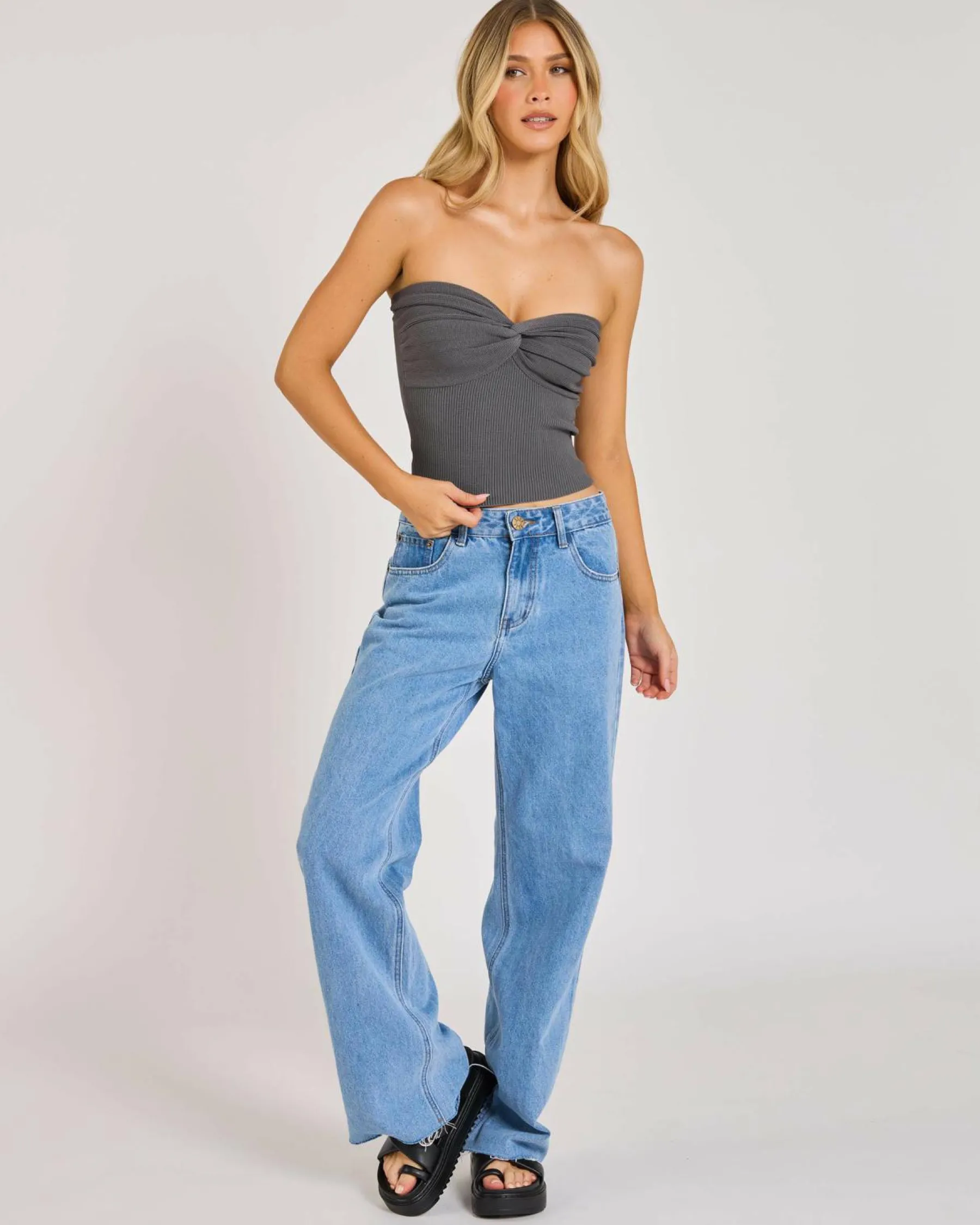 New Bianca Knit Tube Top Women Tops