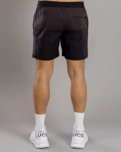 Activewear|Shorts & Bottoms*Sparta Bicolour Elastic Waist Shorts Black/grey