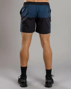 Shorts & Bottoms|Activewear*Sparta Bicolour Elastic Waist Shorts Black/deep Blue