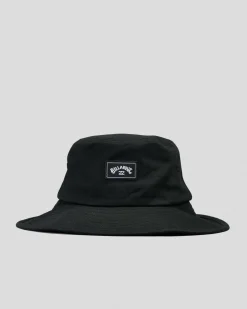 Headwear*Billabong Big John Wide Brim Hat Black