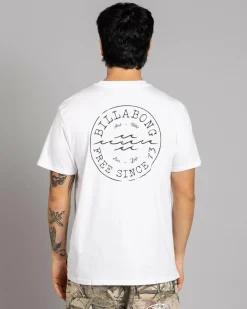 Tops & T-Shirts*Billabong Big Wave Daz T-Shirt White