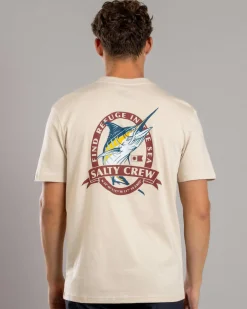 Tops & T-Shirts*Salty Crew Bill Club Premium T-Shirt Sand