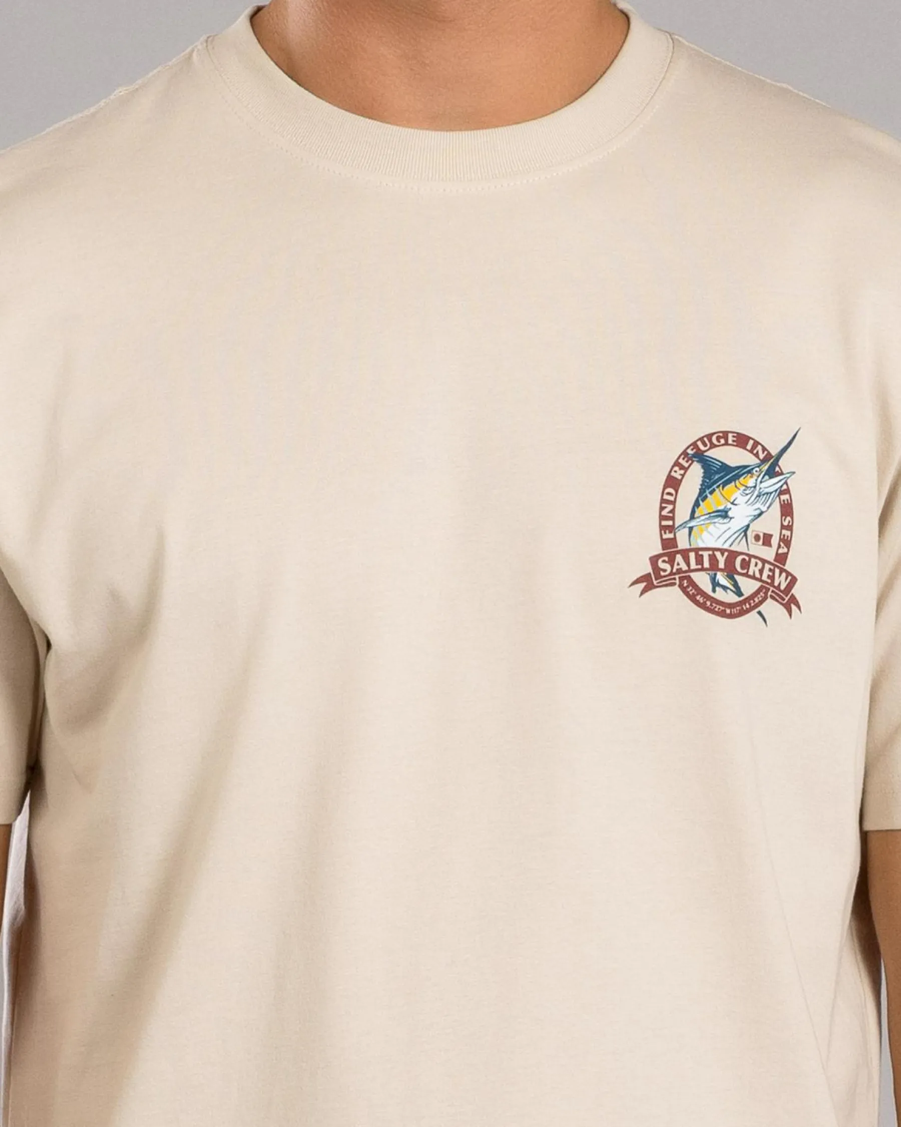 Tops & T-Shirts*Salty Crew Bill Club Premium T-Shirt Sand