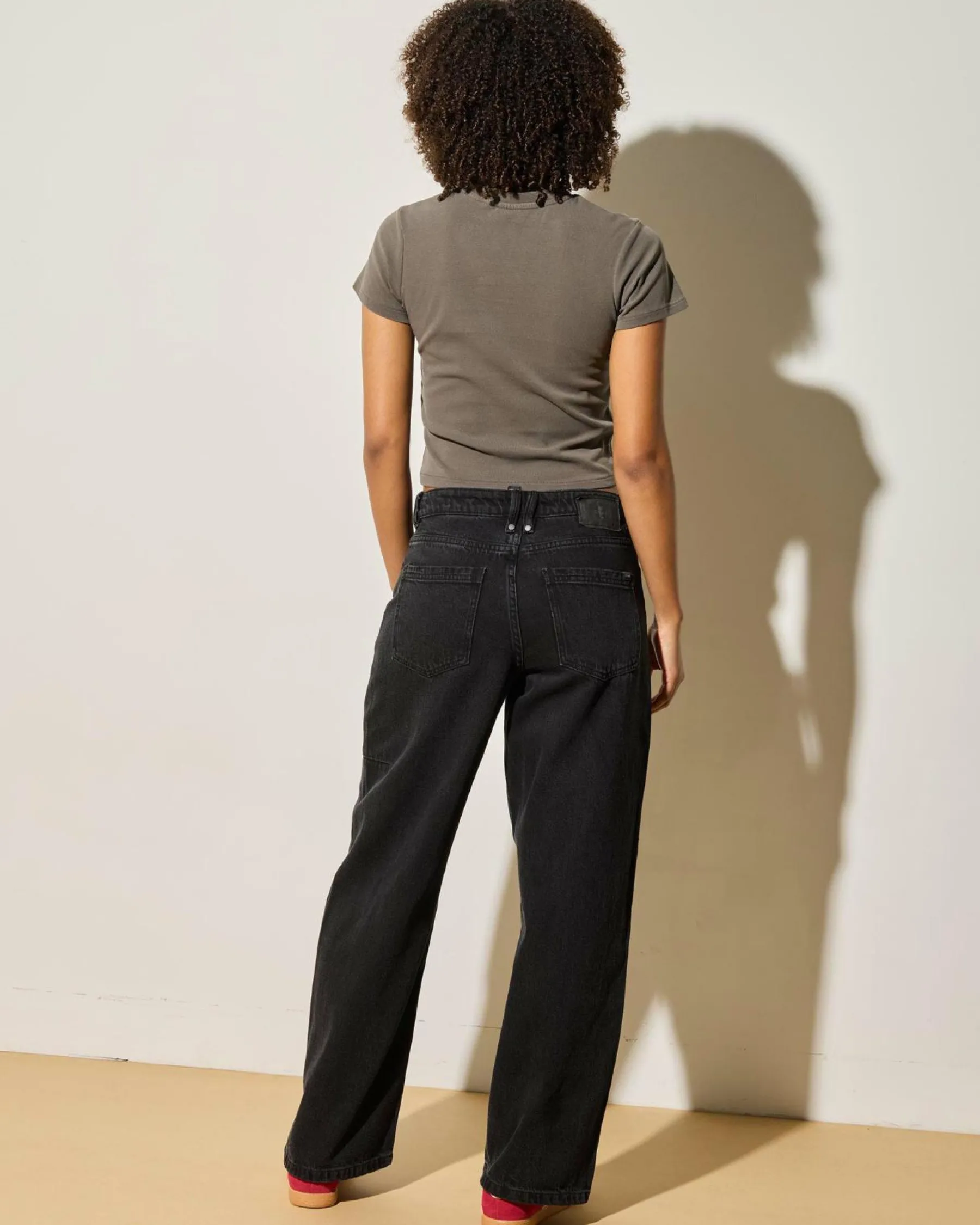 Denim|Bottoms*Thrills Billie Low Jeans Aged Black