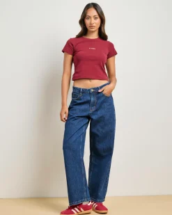 Denim|Bottoms*Thrills Billie Low Jeans Rinsed Ink