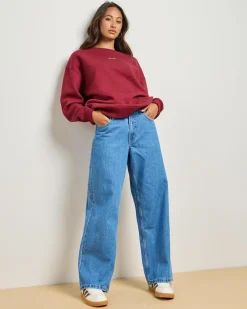 Denim|Bottoms*Thrills Billie Low Jeans Mid Peel Blue